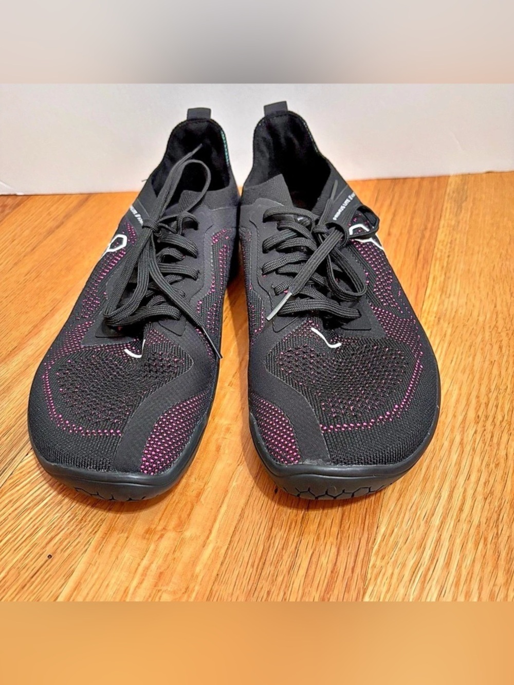 Vivobarefoot Primus Lite II Knit Athletic Shoes Black & Pink EU 38